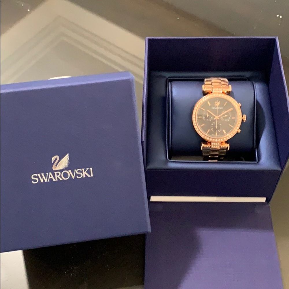 Swarovski Rose Gold Watch